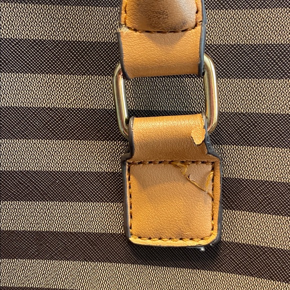 GUC ADRIENNE VITTADINI Striped Shoulder Handbag w/Long Strap - Picture 13 of 13